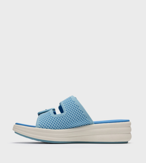 Clarks  Wedges - Blue Wedges