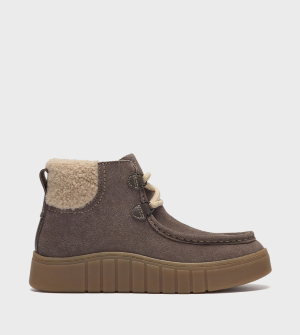 Clarks  Boots - Taupe Ankle length Boots