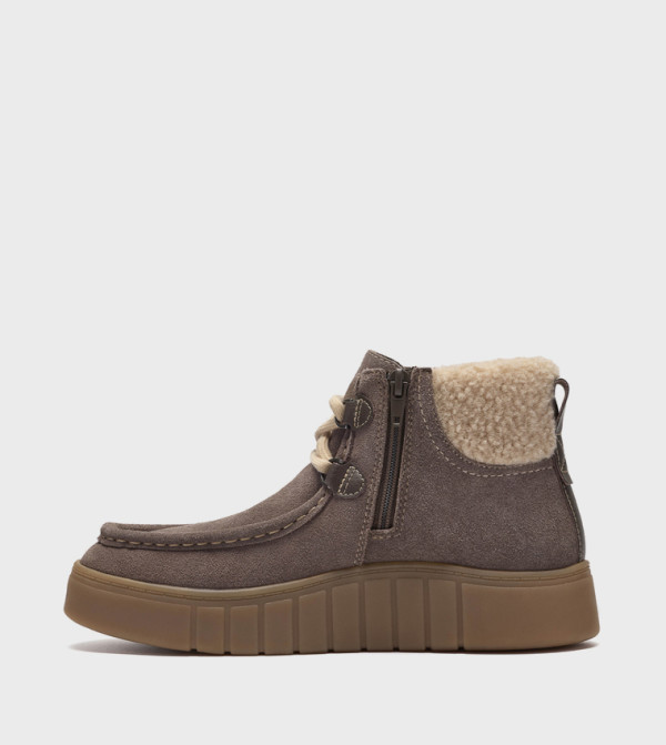 Clarks  Boots - Taupe Ankle length Boots