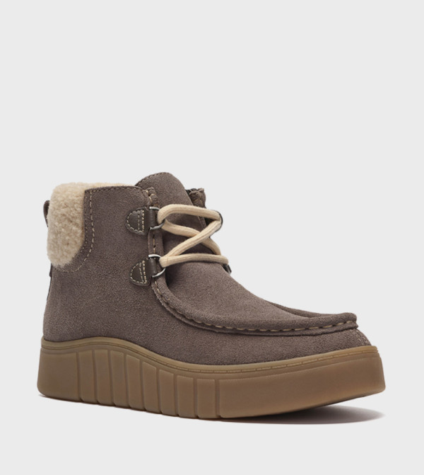 Clarks  Boots - Taupe Ankle length Boots