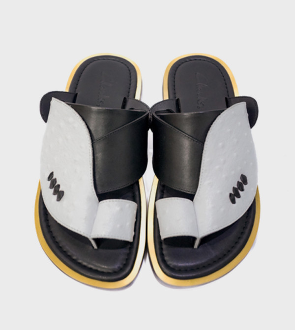 Clarks  Arabic Sandals - White Arabic Sandals