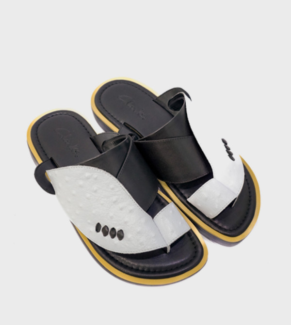 Clarks  Arabic Sandals - White Arabic Sandals
