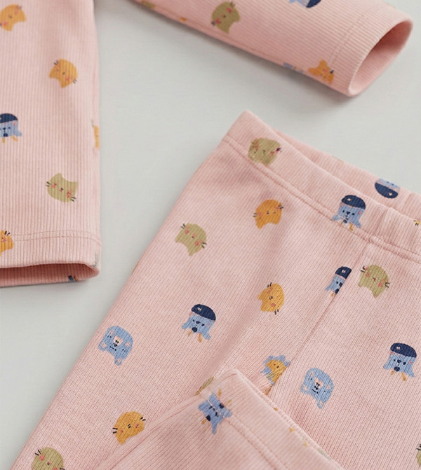 BABIES & MORE Clothing - Peach Pyjama Set