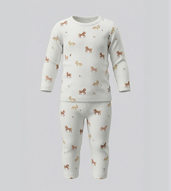 BABIES & MORE  Clothing - Cream Pyjama Set