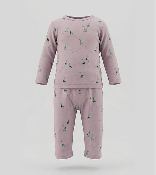 BABIES & MORE  Clothing - Lilac Pyjama Set