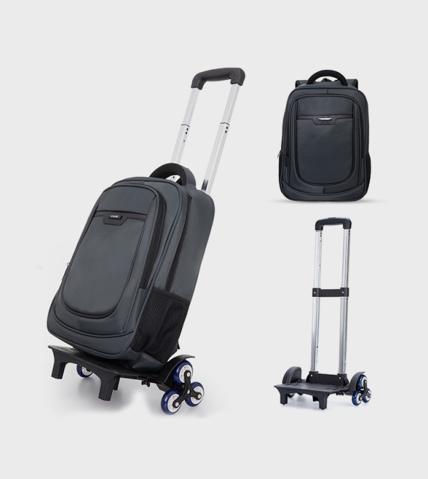 Eazy Kids  Trolley Backpack - Grey Trolley Backpack