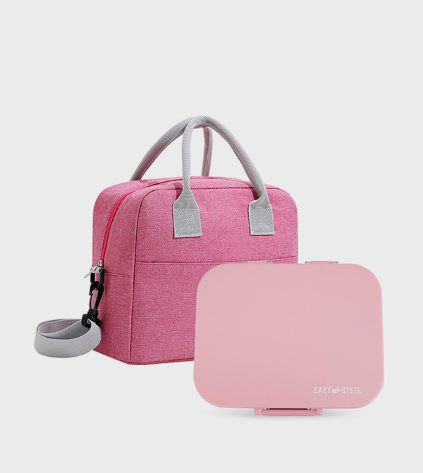 Eazy Kids School Supplies - Pink Lunch Box