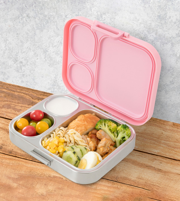 Eazy Kids School Supplies - Pink Lunch Box