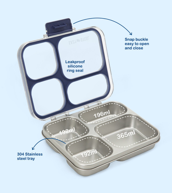 ايزي كيدز علب غداء - أزرق Lunch Box