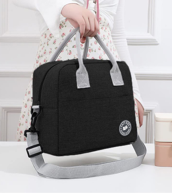 Eazy Kids School Supplies - BLACK Lunch Box
