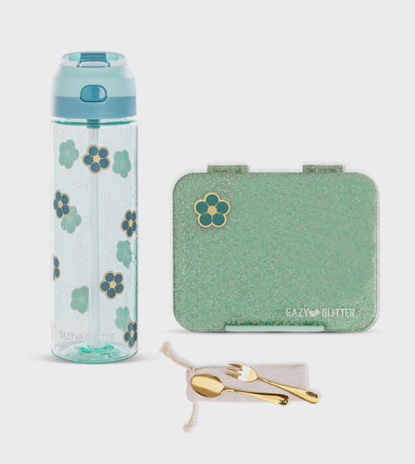 ايزي كيدز  طقم حقيبة الغداء - أخضر طقم حقيبة الغداء