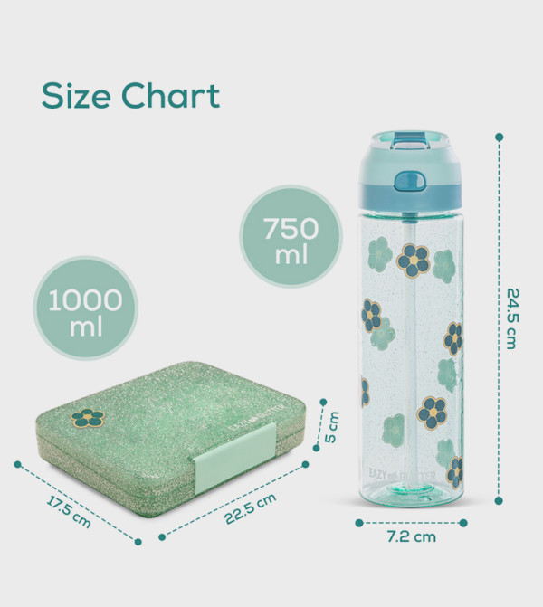 ايزي كيدز  طقم حقيبة الغداء - أخضر طقم حقيبة الغداء