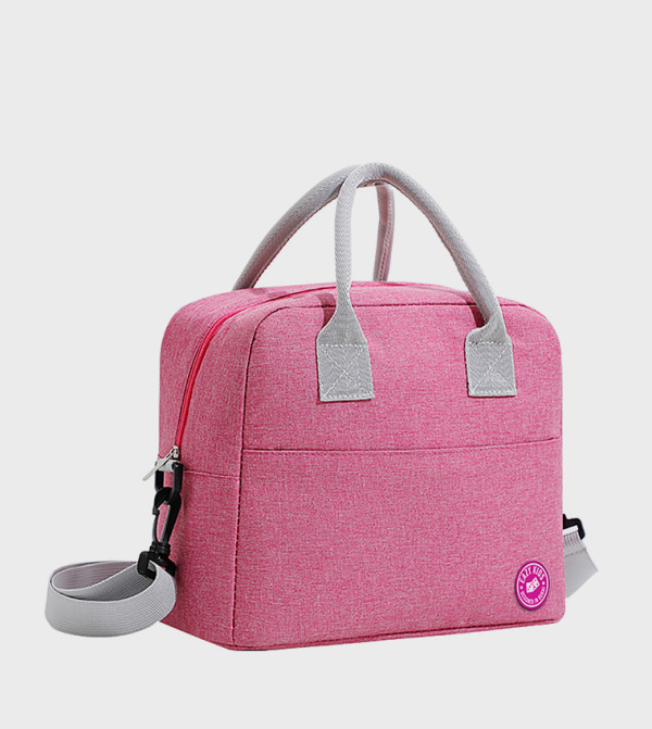 ايزي كيدز  طقم حقيبة الغداء - وردي طقم حقيبة الغداء