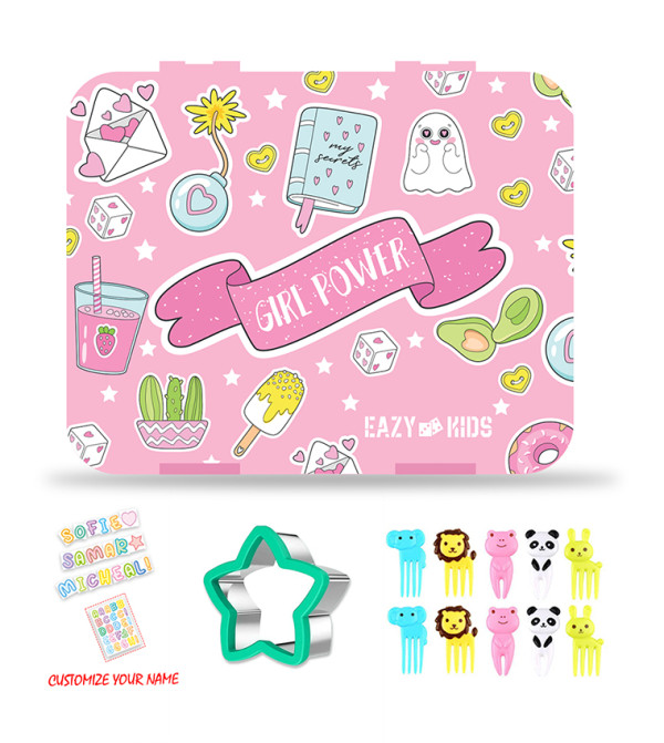 Eazy Kids Yalla Mums - Pink Lunch Bag Set