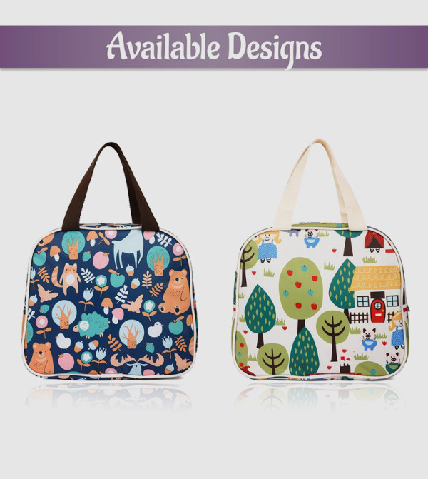 ايزي كيدز  طقم حقيبة الغداء - وردي طقم حقيبة الغداء