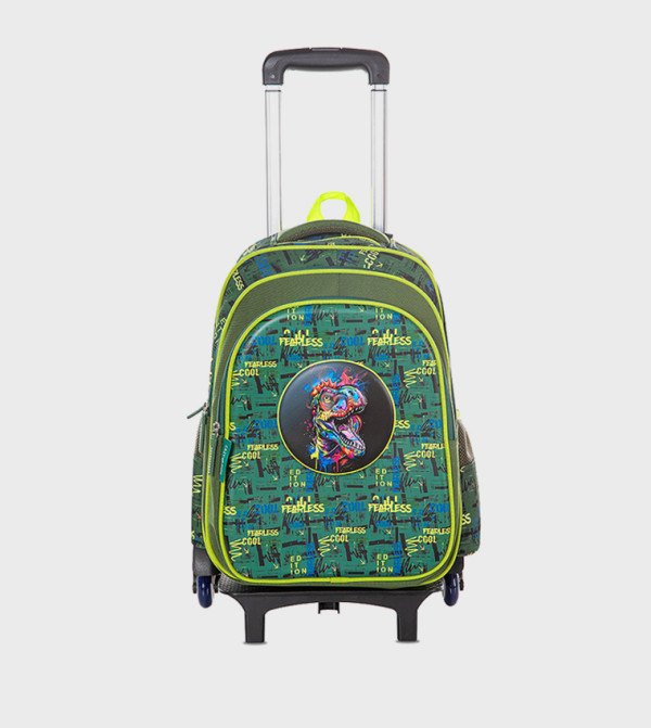 Eazy Kids Trolley Backpack Set - Green Trolley Backpack Set