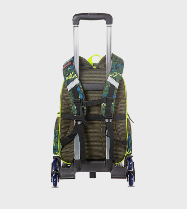 Eazy Kids Trolley Backpack Set - Green Trolley Backpack Set