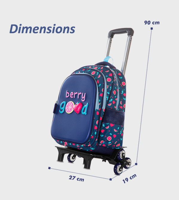 Eazy Kids Eazy Kids @ Sambox - Blue Trolley Backpack Set