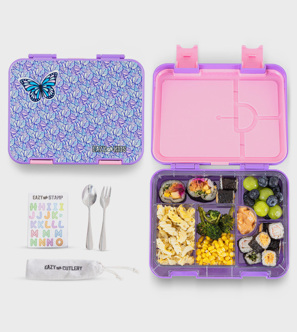 Eazy Kids  Backpack Set - Purple Backpack Set