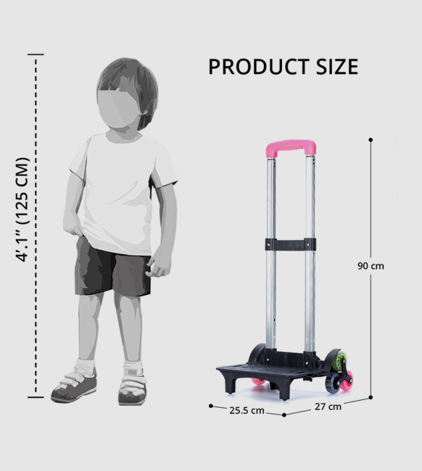 Eazy Kids Eazy Kids @ Sambox - Pink Trolley Backpack Set