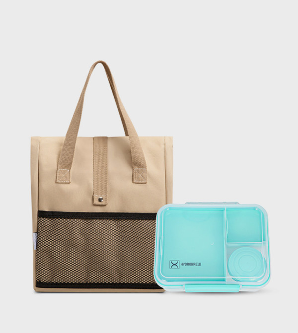 HYDROBREW HYDROBREW - Beige Lunch Bag Set