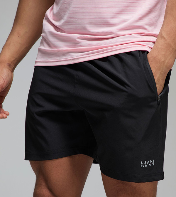 boohooMAN  Sportswear - Black Shorts