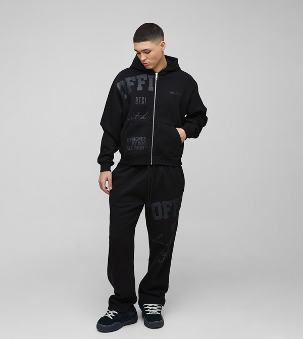 boohooMAN  Track Suit - Black Track Suits
