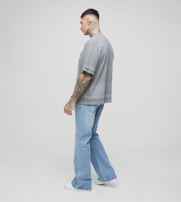 بوهو مان بوهو مان - أزرق Tapered Jeans