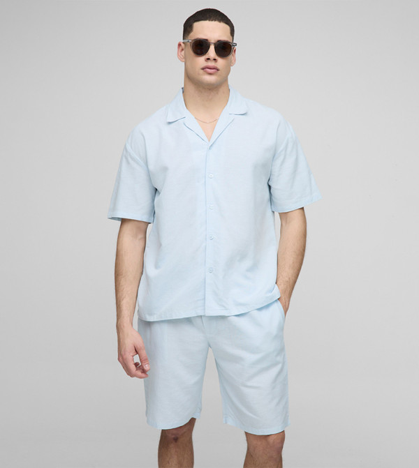 boohooMAN - Outlet  Co-Ord Set - Blue Co-Ord Set