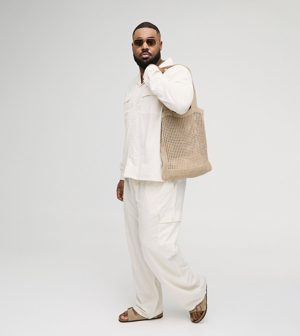 boohooMAN - Outlet  Clothing Set - Beige Co-Ord Set