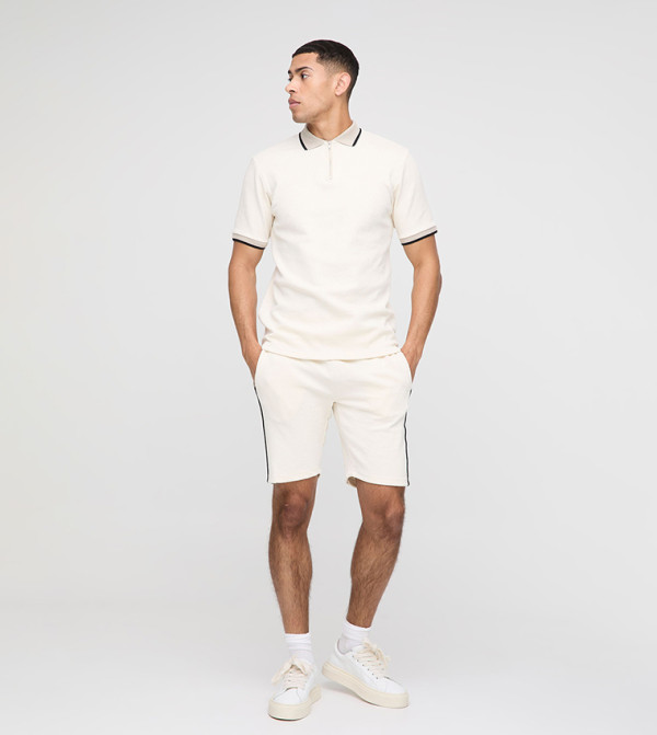 boohooMAN  Clothing Set - Off White Co-Ord Set