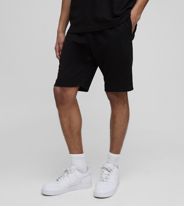 boohooMAN  Shorts - Black Casual Shorts