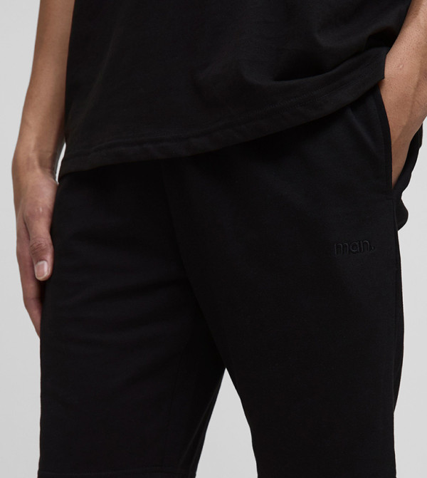 boohooMAN  Shorts - Black Casual Shorts
