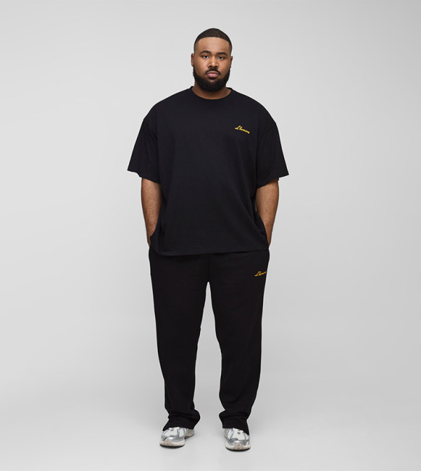 boohooMAN - Outlet  Track Suit - Black Track Suits