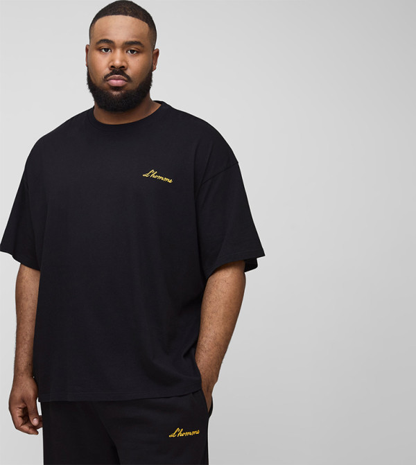 boohooMAN - Outlet  Track Suit - Black Track Suits