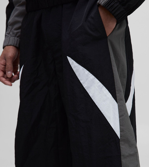 بوهو مان  relaxed-denim-cargo - أسود بنطال كاجوال