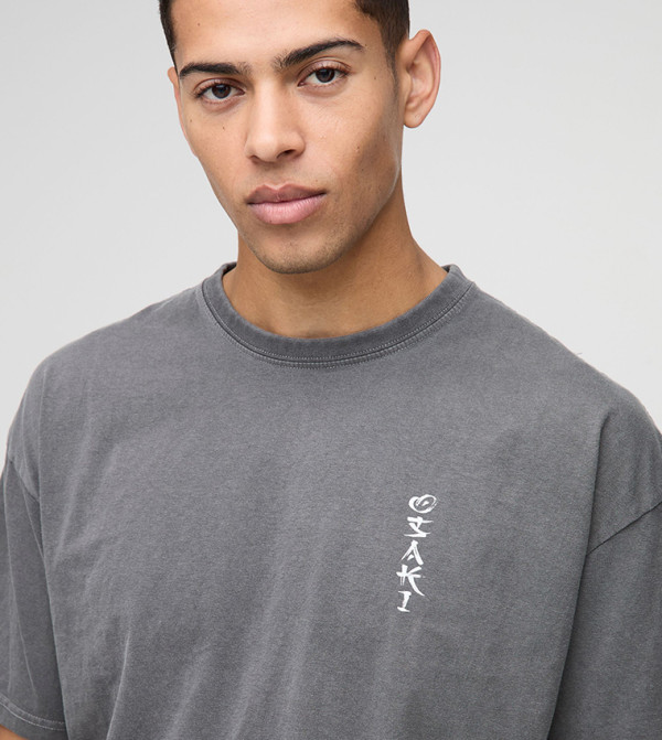 boohooMAN  - Grey Casual T-Shirts