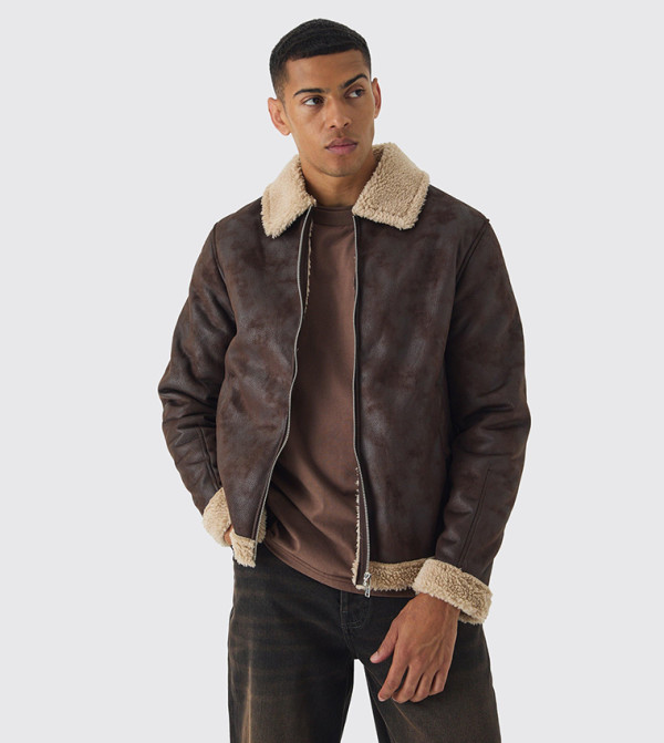 boohooMAN boohooMAN - Brown Casual Jackets