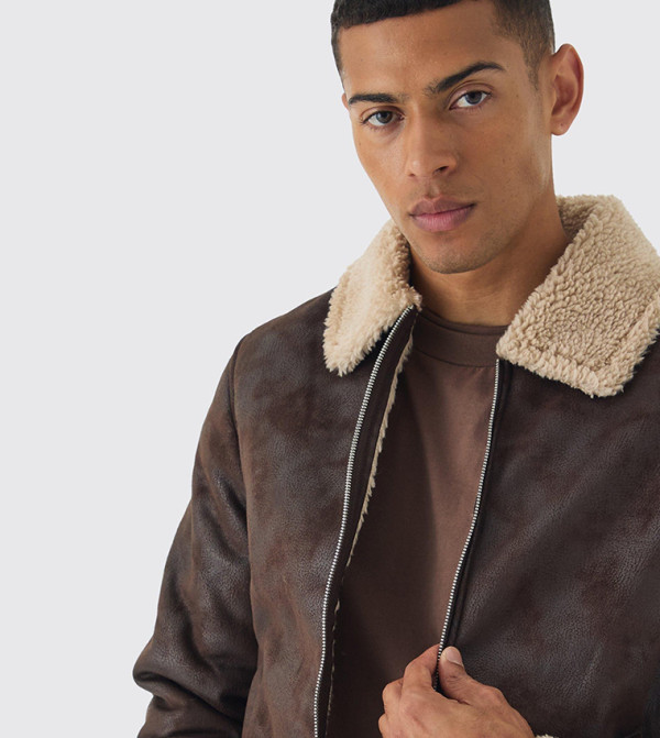 boohooMAN boohooMAN - Brown Casual Jackets