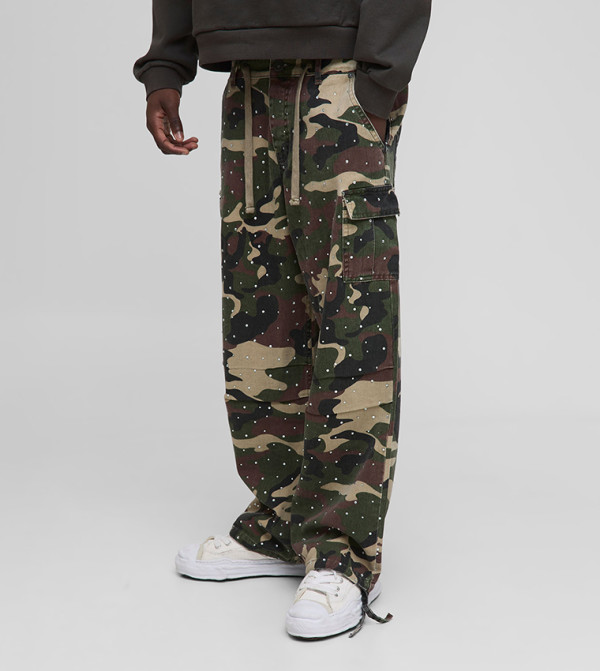 boohooMAN  Cargos - Khaki Cargos