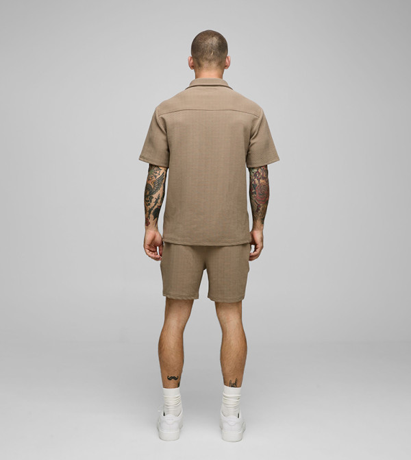 boohooMAN  Clothing Set - Brown Co-Ord Set
