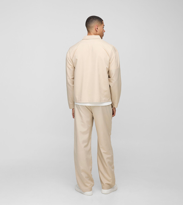 boohooMAN - Express  Clothing Set - Beige Co-Ord Set