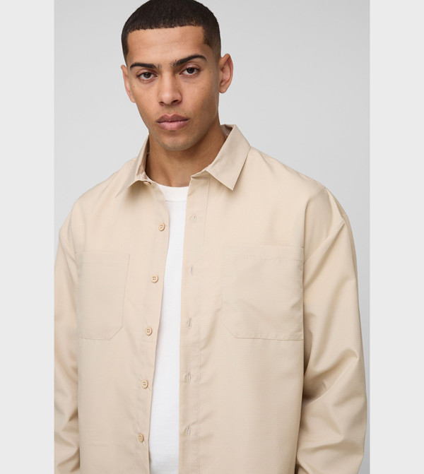 boohooMAN - Express  Clothing Set - Beige Co-Ord Set