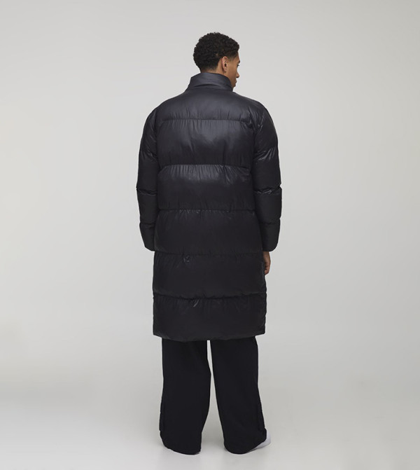 boohooMAN  Overcoats - Black Overcoats