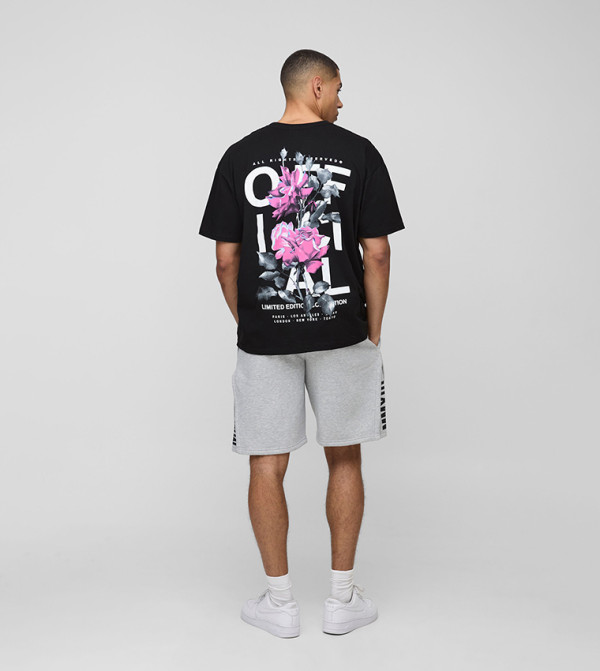 boohooMAN  - Black Round Neck T-Shirts