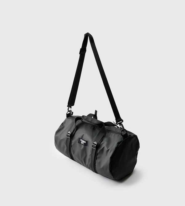 Training Dept.  preppy-smart-casual - Black Duffel Bags