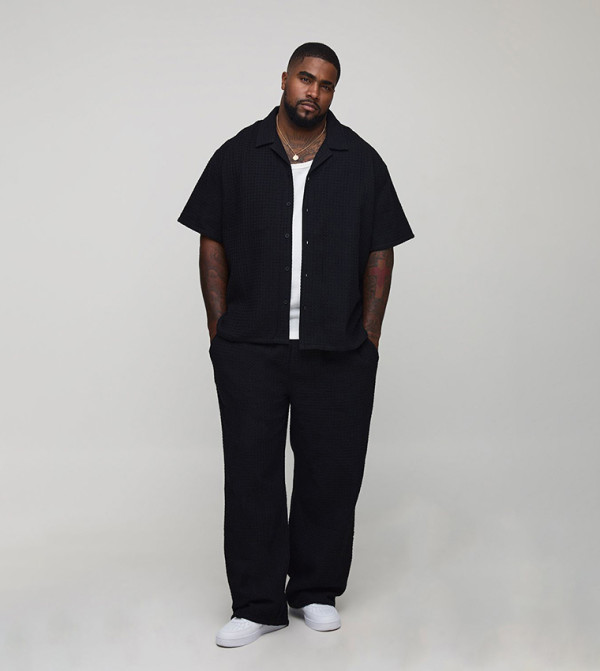 boohooMAN - Outlet  Clothing Set - Black Co-Ord Set