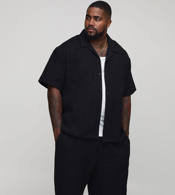 boohooMAN - Outlet  Clothing Set - Black Co-Ord Set