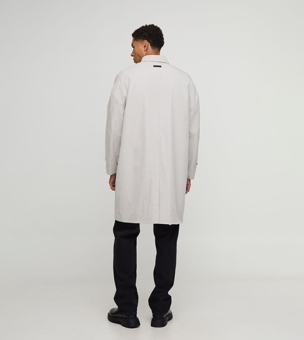 boohooMAN  Overcoats - Grey Overcoats