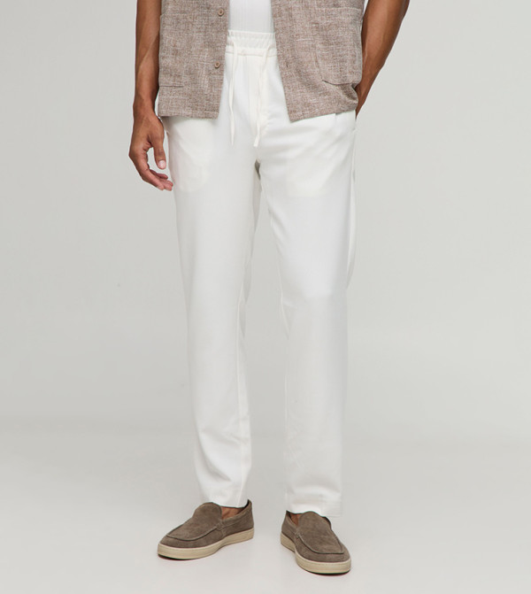 boohooMAN - Outlet boohooMAN - Outlet - White Casual Pants